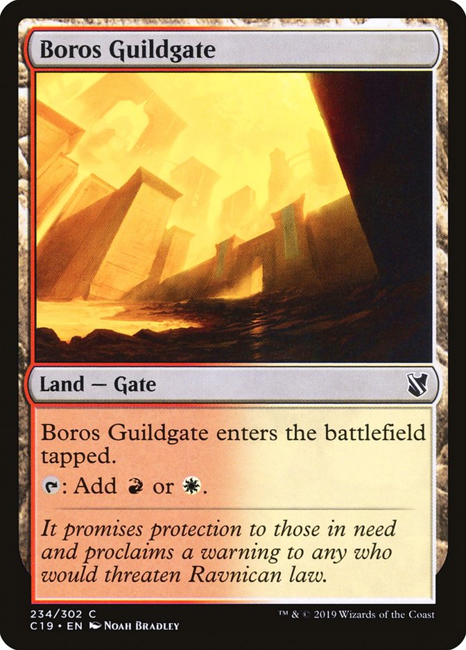 Boros Guildgate [Commander 2019] | Tables and Towers