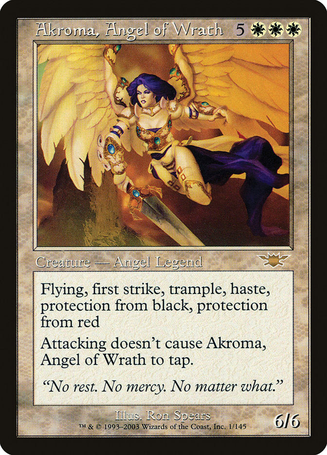 Akroma, Angel of Wrath [Legions] | Tables and Towers