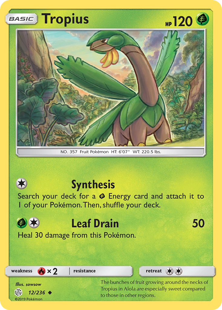 Tropius (12/236) [Sun & Moon: Cosmic Eclipse] | Tables and Towers