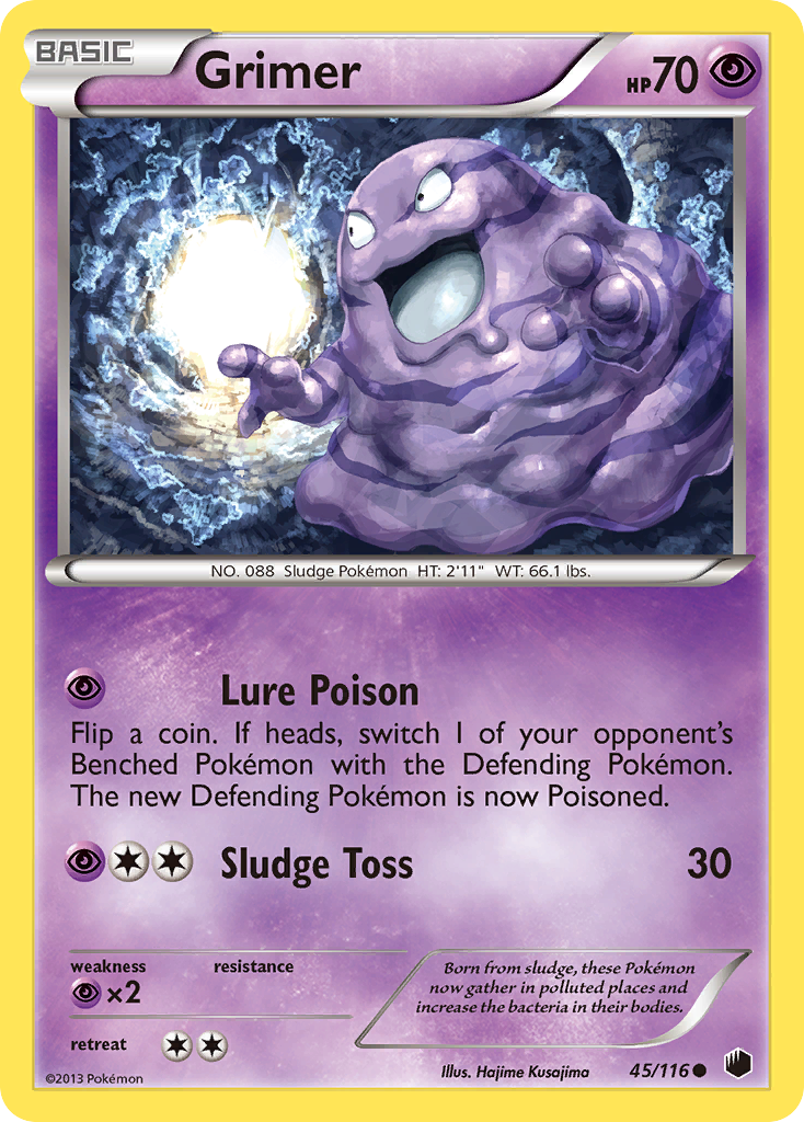 Grimer (45/116) [Black & White: Plasma Freeze] | Tables and Towers