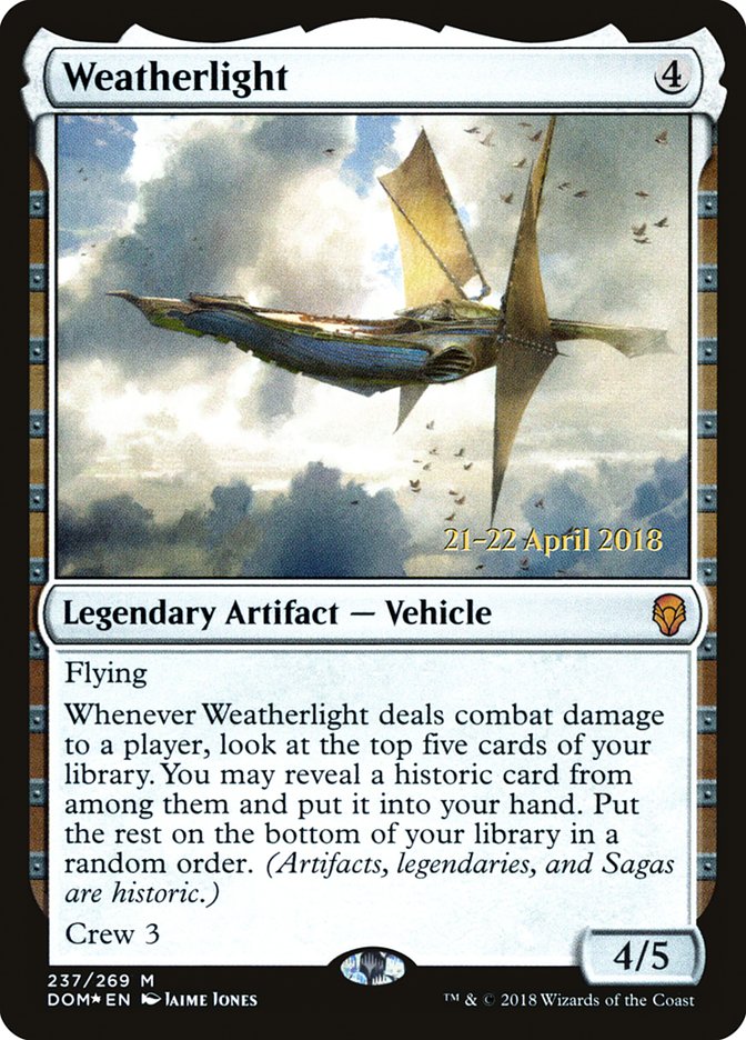 Weatherlight [Dominaria Prerelease Promos] | Tables and Towers