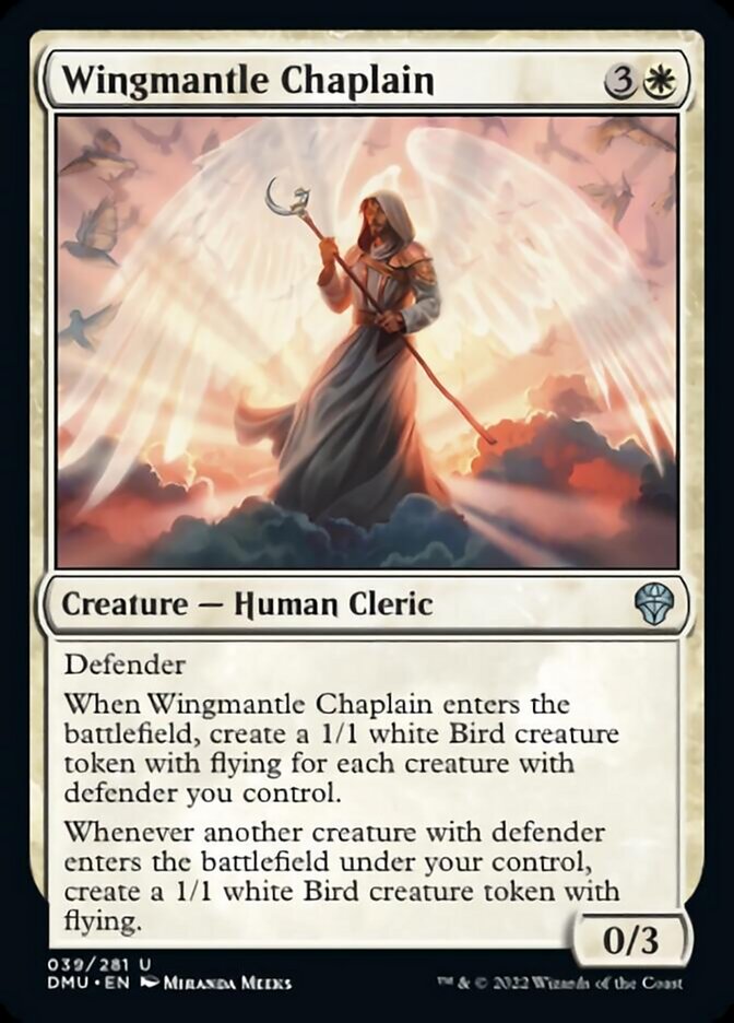 Wingmantle Chaplain [Dominaria United] | Tables and Towers