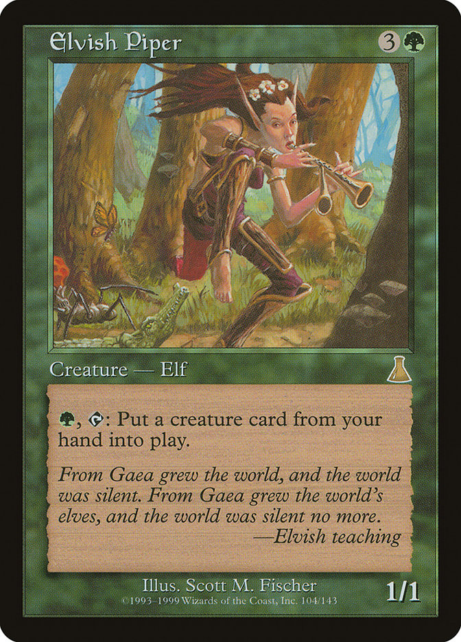 Elvish Piper [Urza's Destiny] | Tables and Towers