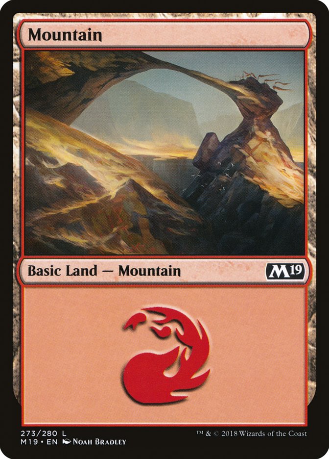 Mountain (273) [Core Set 2019] | Tables and Towers