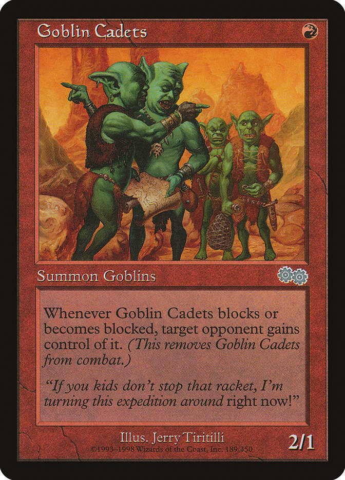 Goblin Cadets [Urza's Saga] | Tables and Towers