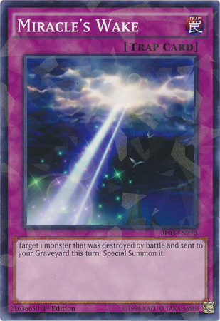 Miracle's Wake [BP03-EN220] Shatterfoil Rare | Tables and Towers