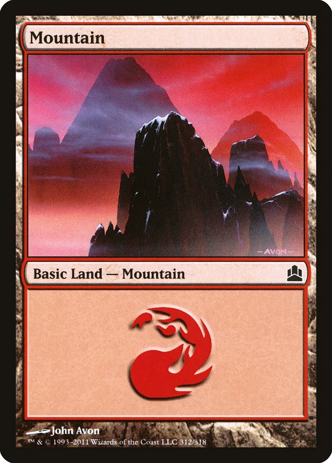 Mountain (312) [Commander 2011] | Tables and Towers