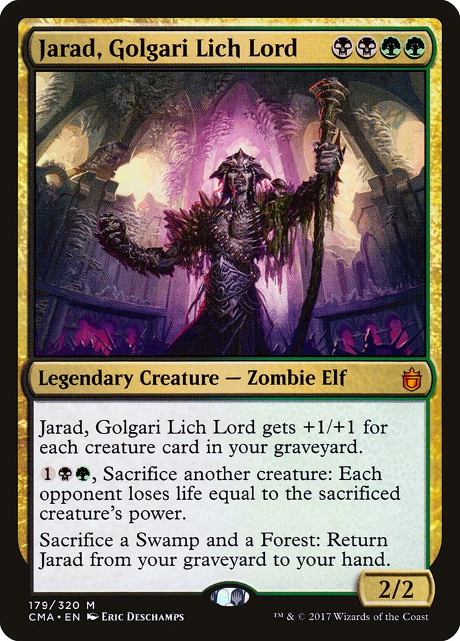 Jarad, Golgari Lich Lord [Commander Anthology] | Tables and Towers