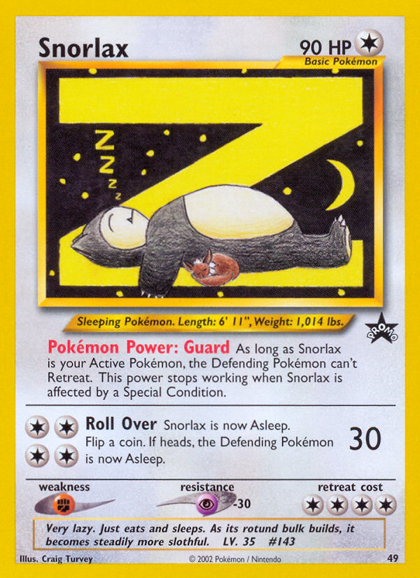 Snorlax (49) [Wizards of the Coast: Black Star Promos] | Tables and Towers