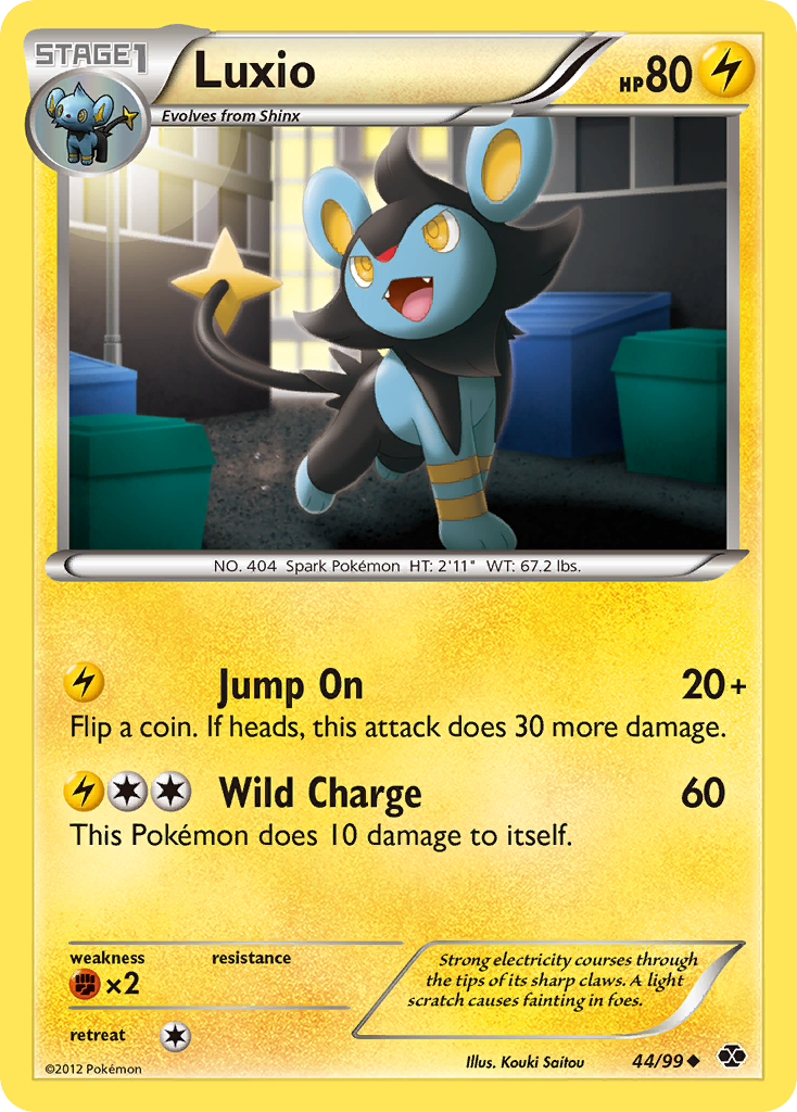 Luxio (44/99) [Black & White: Next Destinies] | Tables and Towers