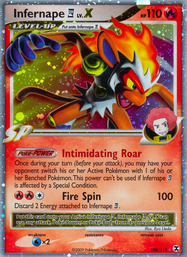 Infernape LV.X (108/111) [Platinum: Rising Rivals] | Tables and Towers