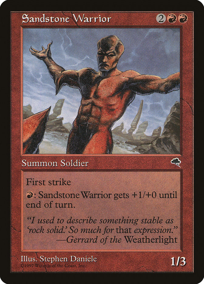 Sandstone Warrior [Tempest] | Tables and Towers