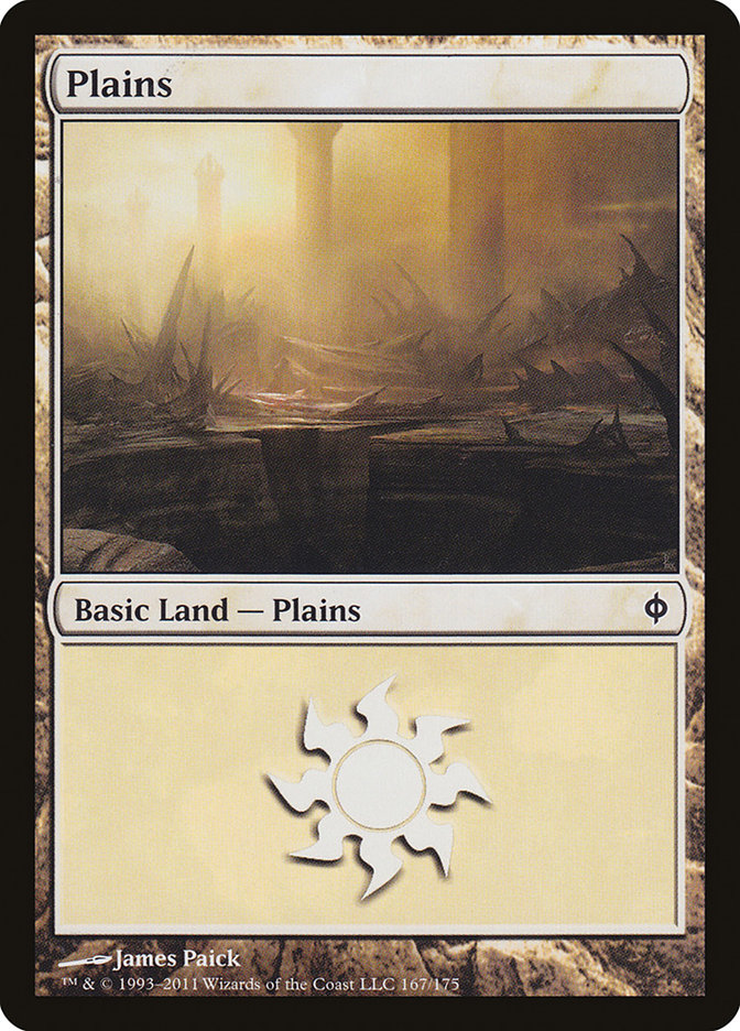 Plains (167) [New Phyrexia] | Tables and Towers