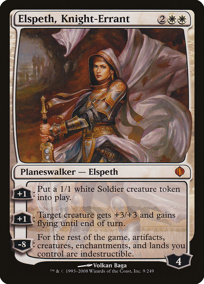 Elspeth, Knight-Errant [Shards of Alara] | Tables and Towers