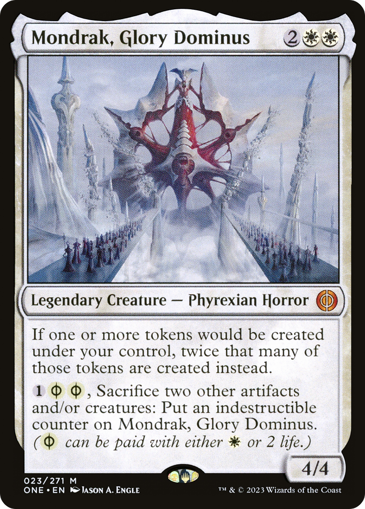 Mondrak, Glory Dominus [Phyrexia: All Will Be One] | Tables and Towers