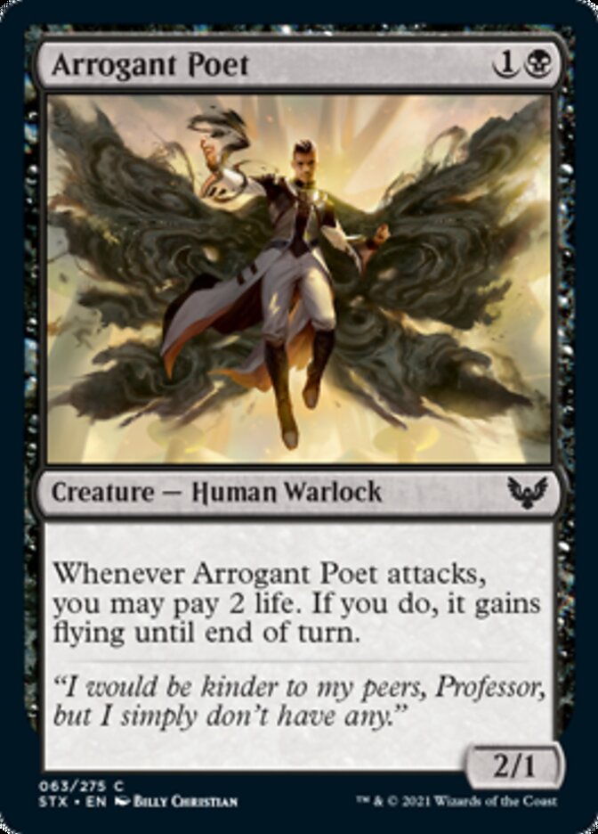 Arrogant Poet [Strixhaven: School of Mages] | Tables and Towers