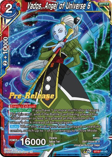 Vados, Angel of the Universe 6 (BT16-141) [Realm of the Gods Prerelease Promos] | Tables and Towers