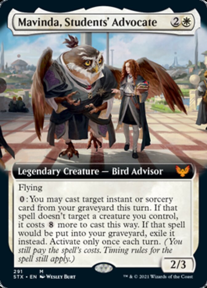 Mavinda, Students' Advocate (Extended Art) [Strixhaven: School of Mages] | Tables and Towers