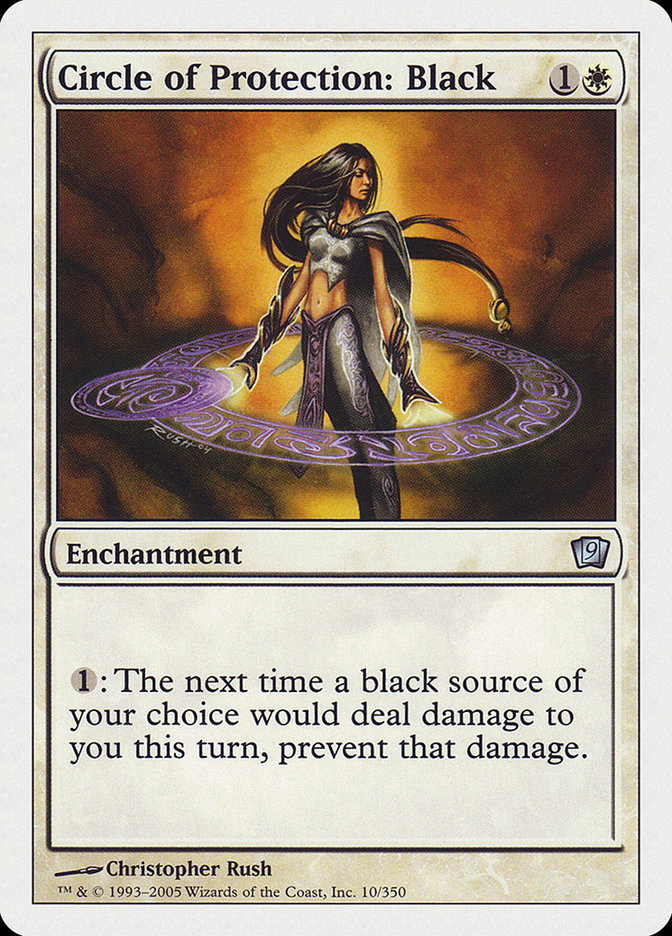 Circle of Protection: Black [Ninth Edition] | Tables and Towers