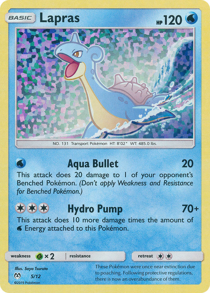 Lapras (5/12) [McDonald's Promos: 2019 Collection] | Tables and Towers