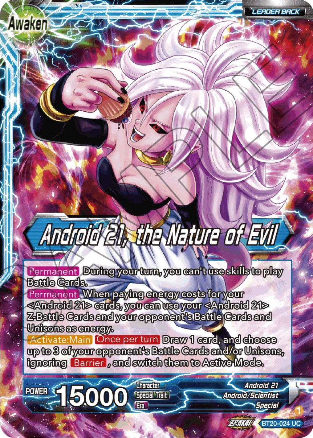 Android 21 // Android 21, the Nature of Evil (BT20-024) [Power Absorbed] | Tables and Towers