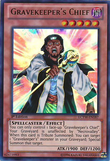 Gravekeeper's Chief [LCYW-EN187] Ultra Rare | Tables and Towers