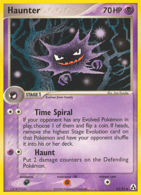 Haunter (35/92) [EX: Legend Maker] | Tables and Towers