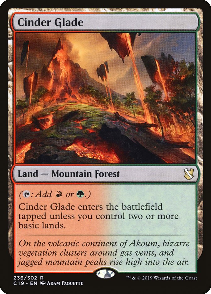 Cinder Glade [Commander 2019] | Tables and Towers