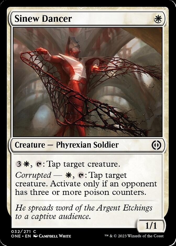 Sinew Dancer [Phyrexia: All Will Be One] | Tables and Towers