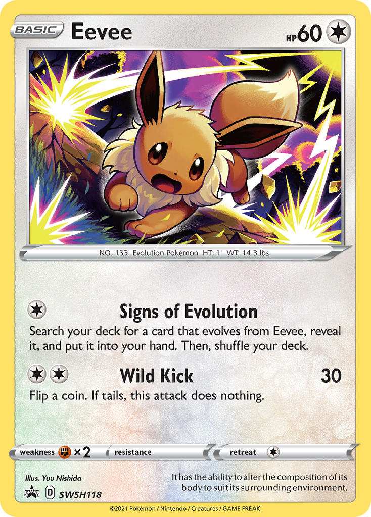 Eevee (SWSH118) [Sword & Shield: Black Star Promos] | Tables and Towers