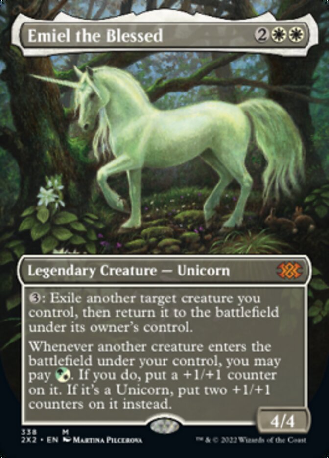 Emiel the Blessed (Borderless Alternate Art) [Double Masters 2022] | Tables and Towers
