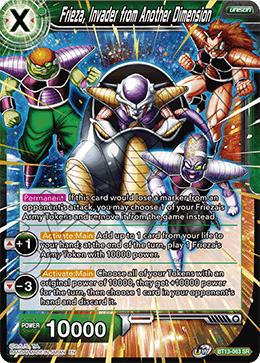 Frieza, Invader from Another Dimension (BT13-063) [Supreme Rivalry] | Tables and Towers