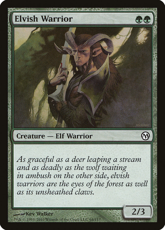 Elvish Warrior [Duels of the Planeswalkers] | Tables and Towers