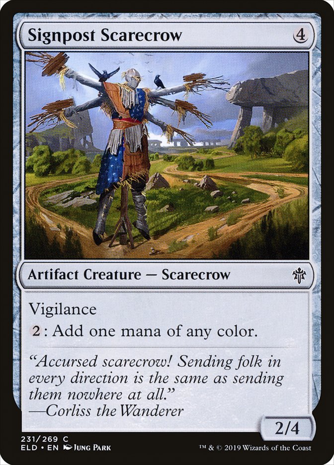 Signpost Scarecrow [Throne of Eldraine] | Tables and Towers