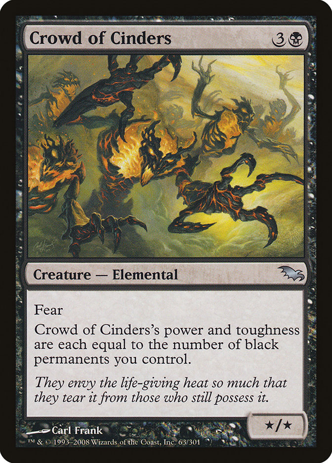 Crowd of Cinders [Shadowmoor] | Tables and Towers