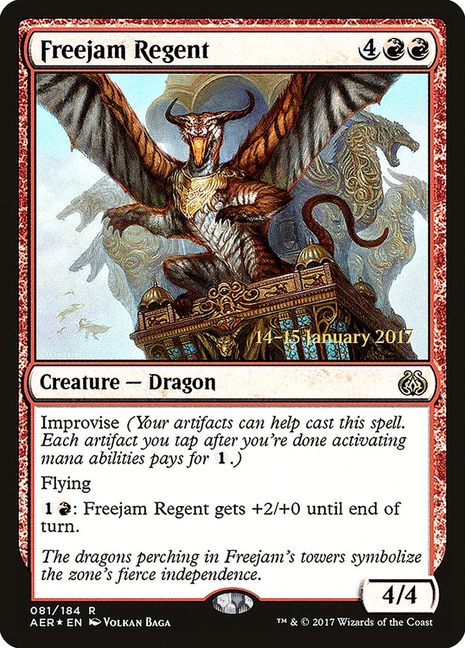 Freejam Regent [Aether Revolt Prerelease Promos] | Tables and Towers