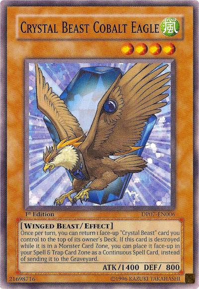 Crystal Beast Cobalt Eagle [DP07-EN006] Common | Tables and Towers