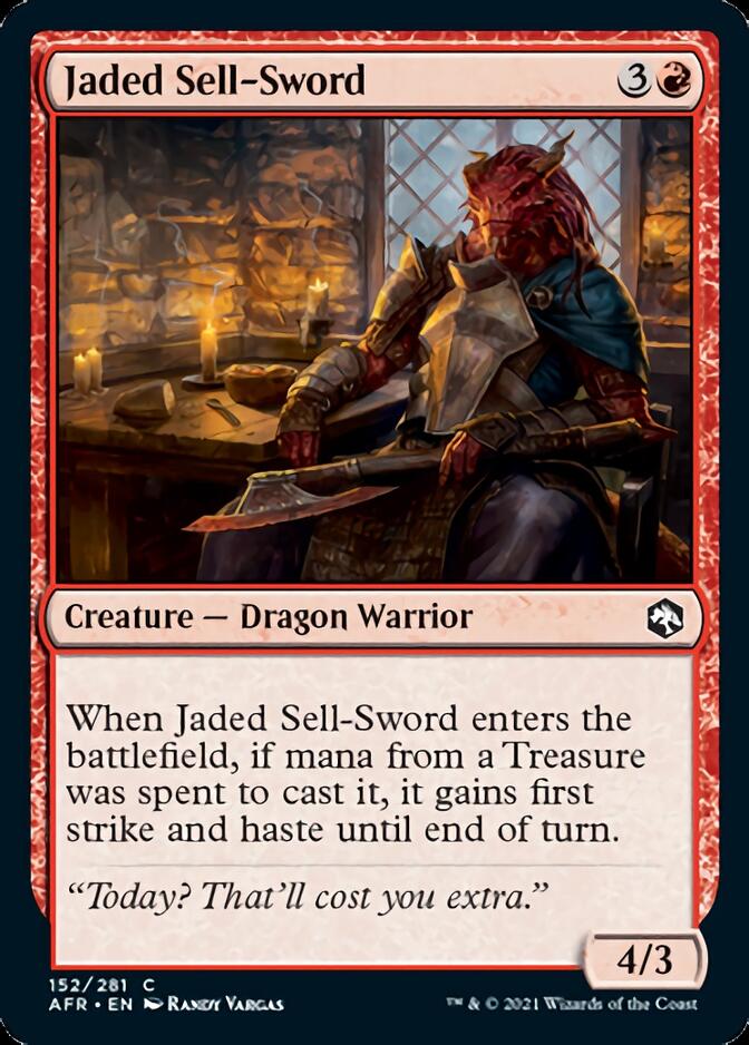 Jaded Sell-Sword [Dungeons & Dragons: Adventures in the Forgotten Realms] | Tables and Towers