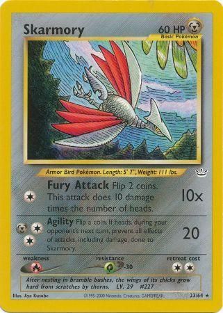 Skarmory (23/64) [Neo Revelation Unlimited] | Tables and Towers