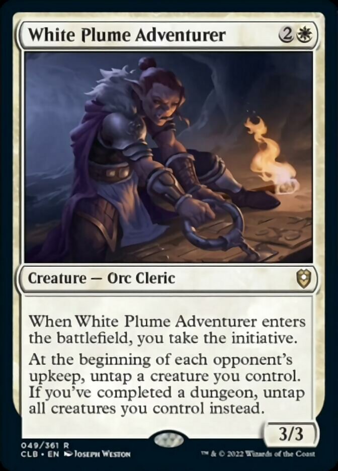 White Plume Adventurer [Commander Legends: Battle for Baldur's Gate] | Tables and Towers