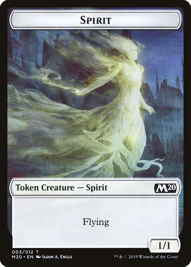 Spirit Token [Core Set 2020 Tokens] | Tables and Towers