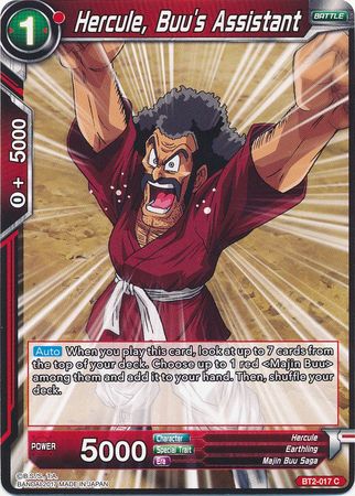 Hercule, Buu's Assistant (BT2-017) [Union Force] | Tables and Towers