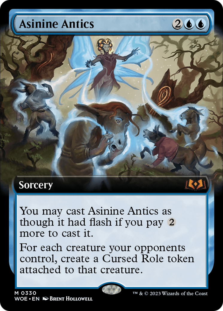 Asinine Antics (Extended Art) [Wilds of Eldraine] | Tables and Towers