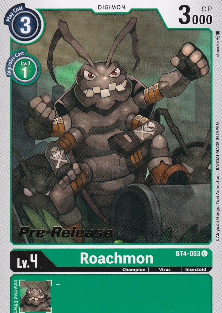 Roachmon [BT4-053] [Great Legend Pre-Release Promos] | Tables and Towers