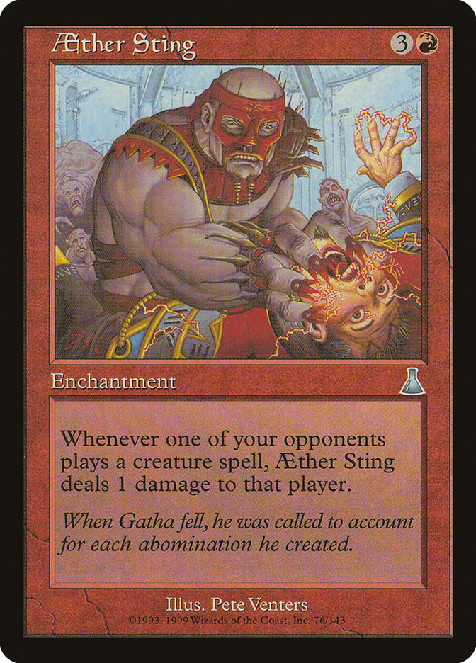 Aether Sting [Urza's Destiny] | Tables and Towers