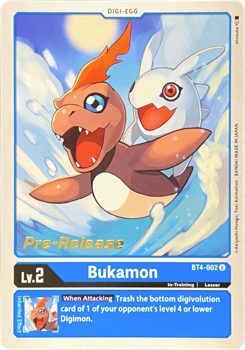 Bukamon [BT4-002] [Great Legend Pre-Release Promos] | Tables and Towers