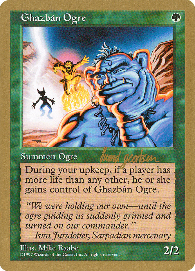 Ghazban Ogre (Svend Geertsen) [World Championship Decks 1997] | Tables and Towers