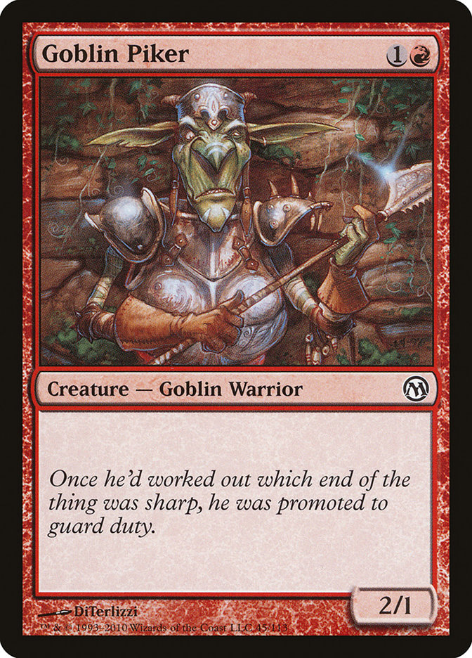 Goblin Piker [Duels of the Planeswalkers] | Tables and Towers