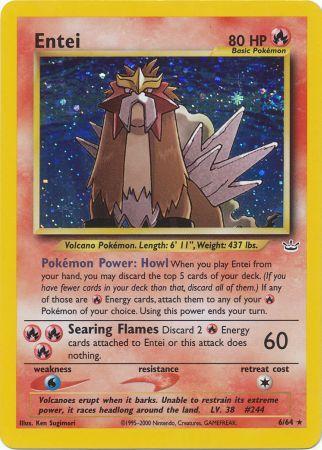 Entei (6/64) [Neo Revelation Unlimited] | Tables and Towers