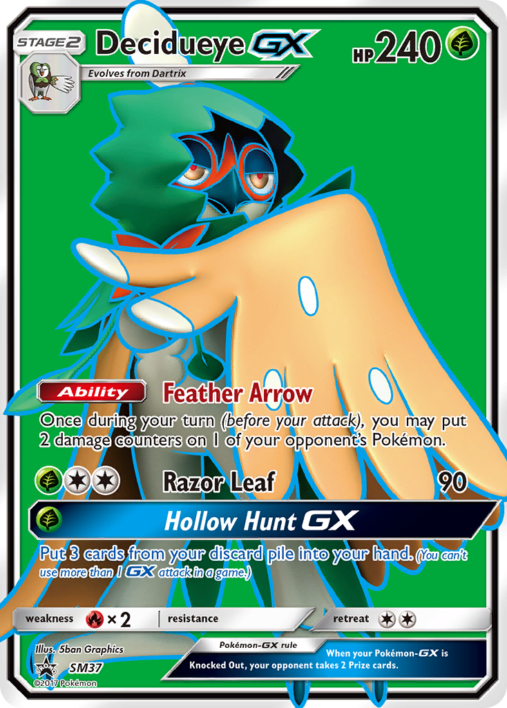 Decidueye GX (SM37) [Sun & Moon: Black Star Promos] | Tables and Towers